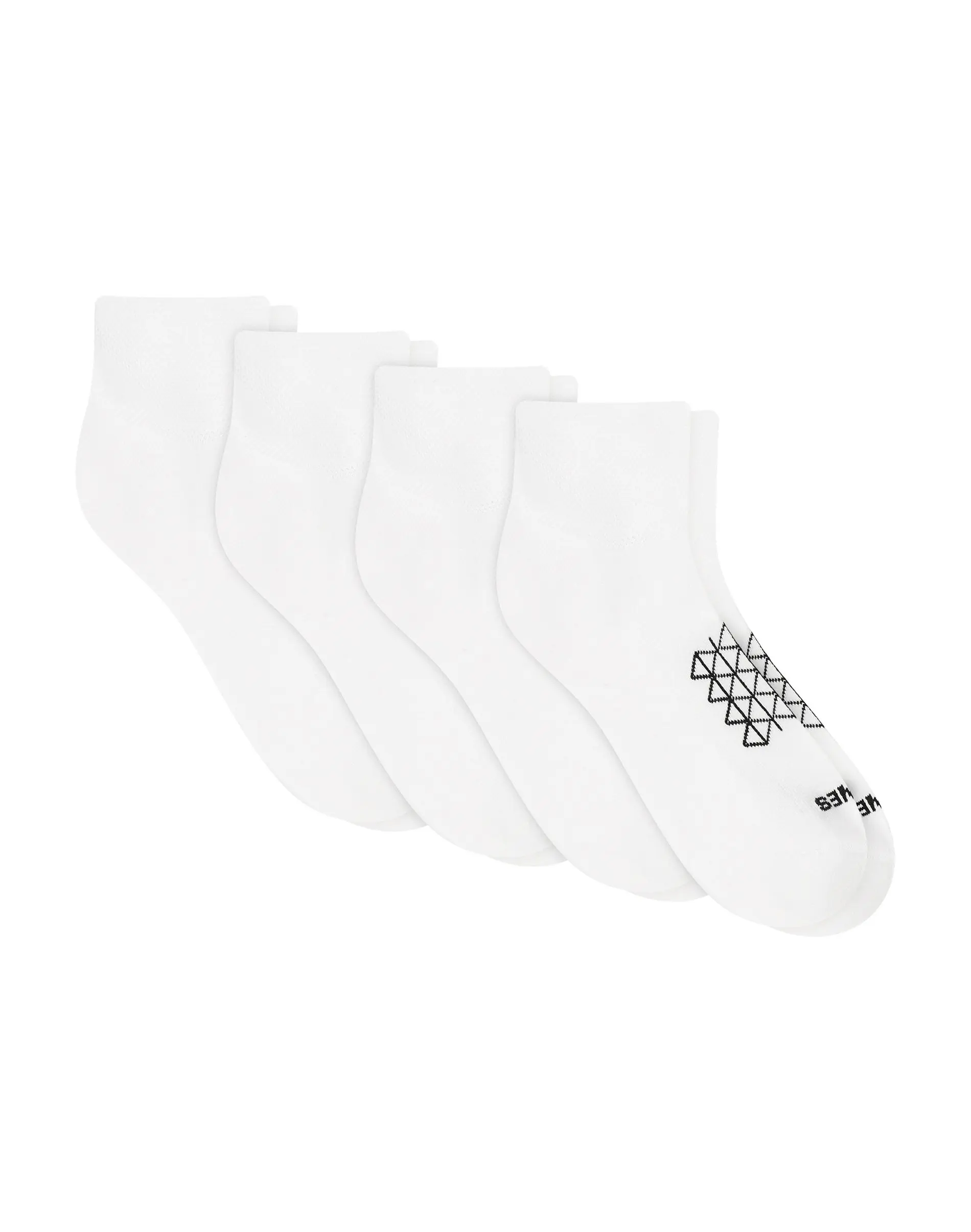 Hanes Absolute Run Men's Socks Pack, 4-Pack, Heel-Shield Tab, Moisture Wicking
