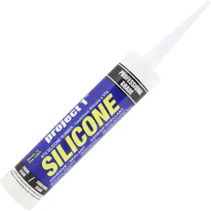Project 1 Silicone Caulk Clear 10 FL Oz