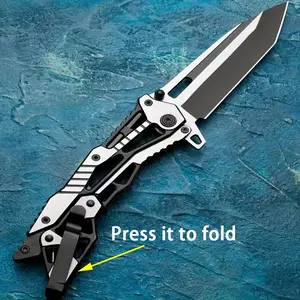 Mechanical Full Steel Fidget Knife For Camping Daily Carry