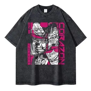 [Sale off up to 30%] CORAZON OP T-shirt, One Piece Anime T Shirt unisex shirt Character Movie Cartoon Shirt, subtle anime clothing Menswear Topar Top Tshirt Streetwear