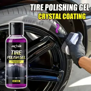 Car Tire Brightening Gel, Scratch & Crack Filler, Repair and Prevent Tire Cracks, Smooth Application, Durable Sealer, Rubber Parts Repair, Air Tires, Tire Sealant