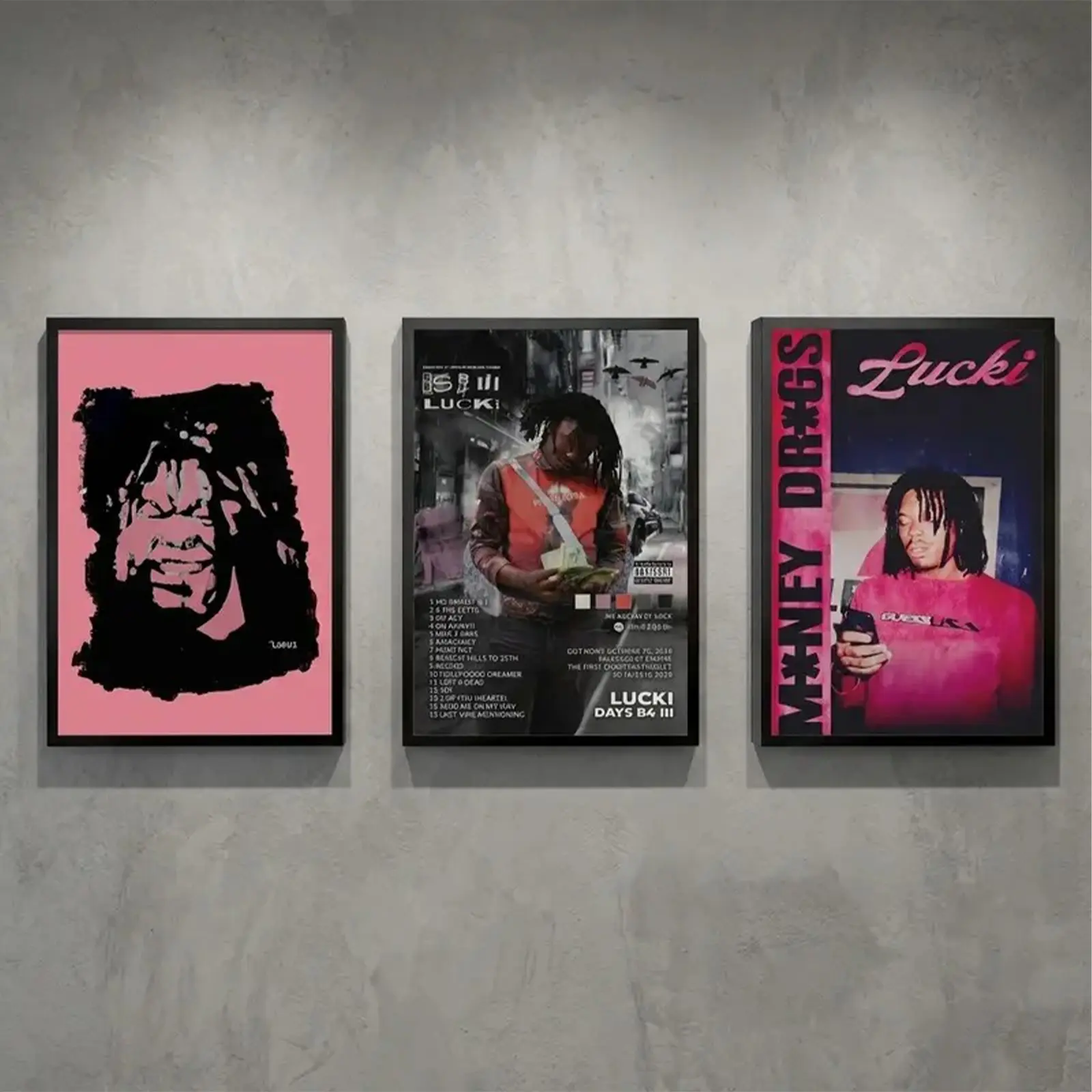 Lucki Album Vintage Premium Wall Art Poster Set Unframed HD Print Home Office Decor Unique Trendy Gift