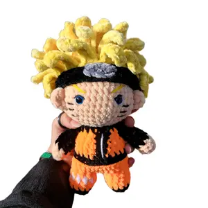 Yellow Leaf Ninja Crochet Handmade Anime Amigurumi Plush (PLUSH ONLY)