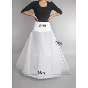 6 Rings Puffy Petticoat For Wedding Dress Ball Gown Mermaid A-Line Dresses Elastic Band Adjustable Waist Crinoline Underskirt