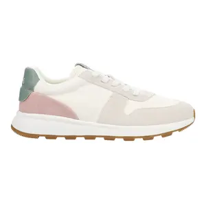 TOMS Womens Trvl Lite Retro Runner Lace Up Sneakers Shoes Casual - Off White