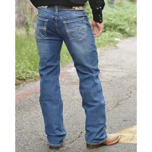 Rock & Roll: Relaxed Fit Stretch Double Barrel Straight Bootcut Jeans