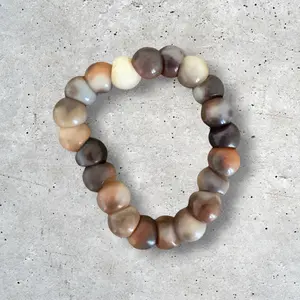Bodhi Garlic Bead Fidget Bracelet, Extra Large, for Stress Relief and Focus Enhancement