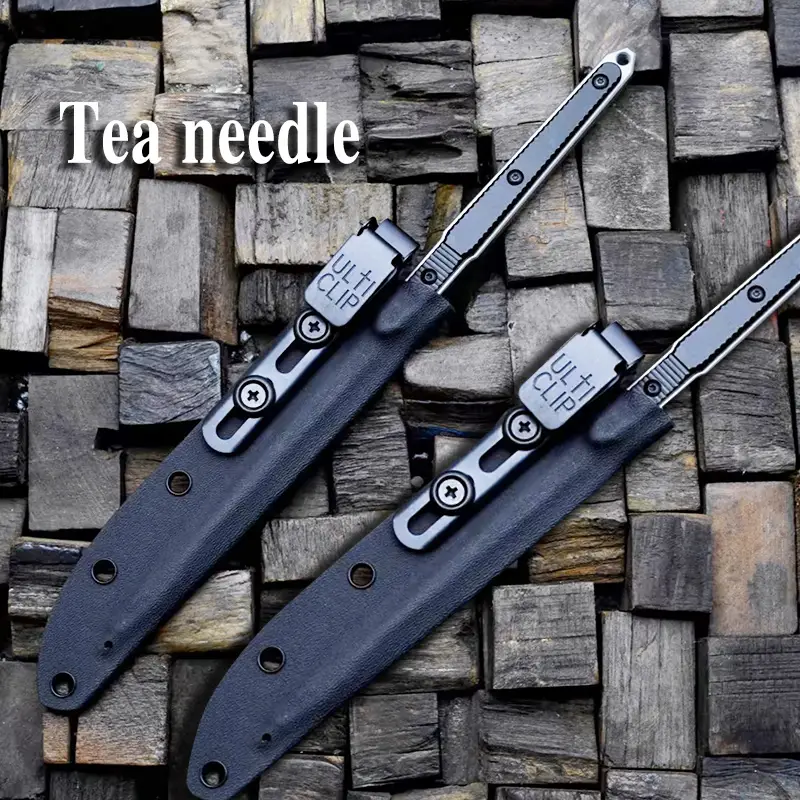 High-end stainless steel tea needle, matcha tea prying tool, suitable for tea ceremony, Valentine's Day and Father's Day gifts