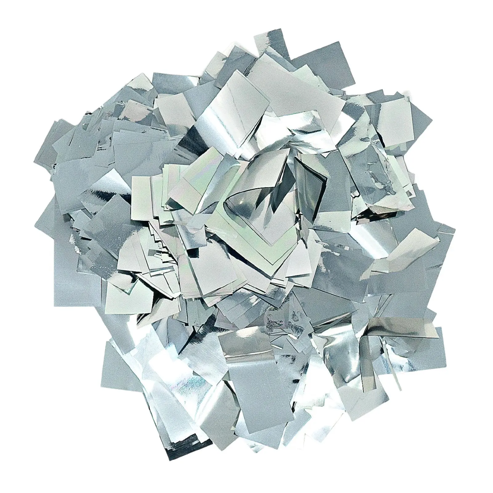 Silver Metallic Foil Confetti (1lb)