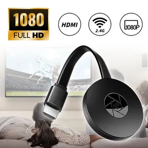 2.4G WiFi 1080P HDMI Display Adapter, Support Miracast AirPlay DLNA, Easy Screen Mirroring for Smartphone Laptop TV Projector