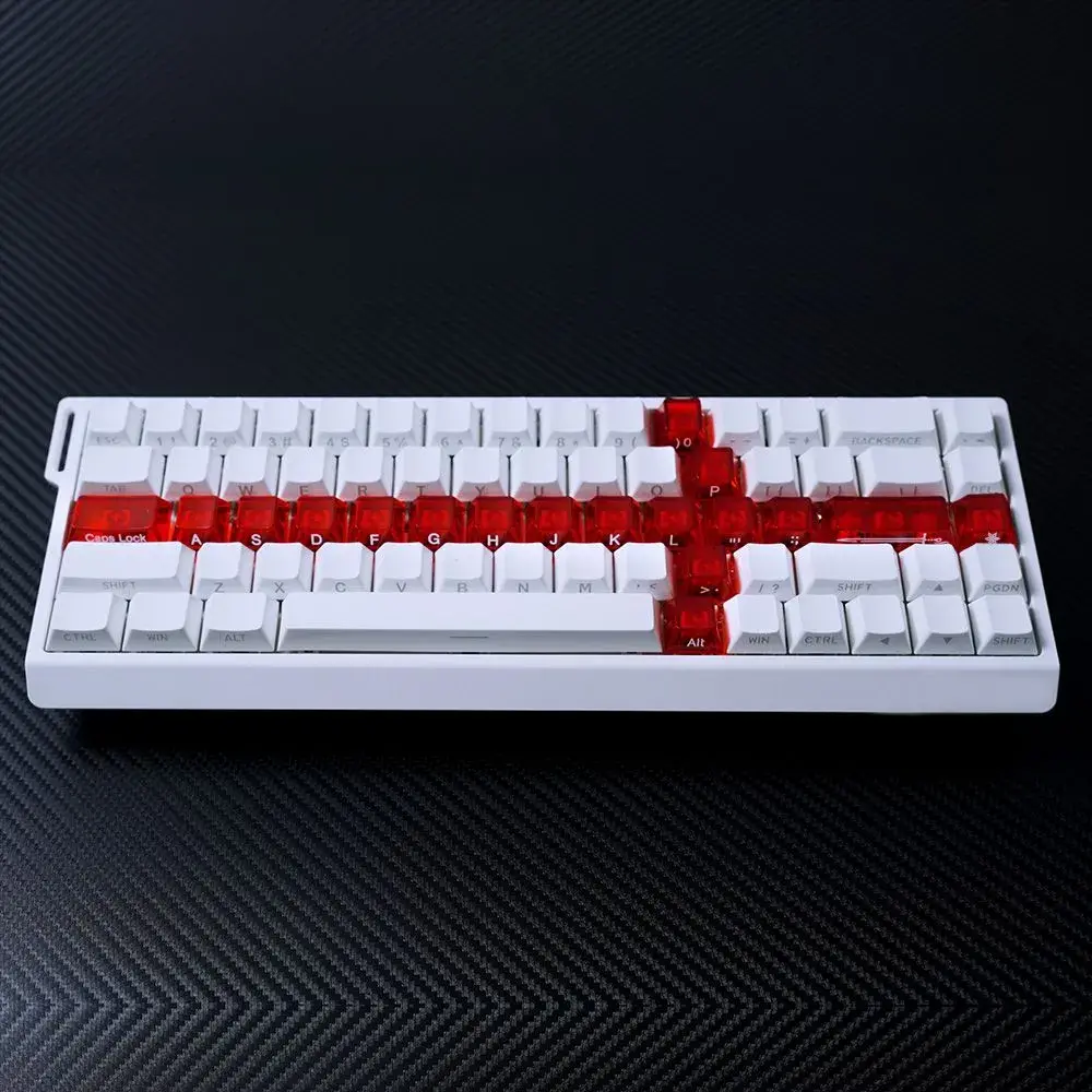 Sword Theme Keycaps - Original Height, Side Engraved, PC Translucent, Creative Personalized Design, Keycaps Only, Keyboard Accessory for Custom Keyboard Setup, E-sports Gaming, Desktop Makeover, Keyboard Accessory Keyboards