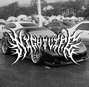 Nightlife Gothic Style V3 Windshield Banner Vinyl Decal for Cars JDM Muscle Easy Install Metal Font Stickers Perfect for Vehicles