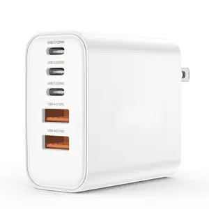 USB C Charger Block, 60W 5 in 1 Charging Blocks, PD 3.0 Fast Charger iPhone, QC 2A Wall Plug Multiport Type C Charging Block for iPhone 17 16 15 14 13 12 Pro Max, iPad, iPod, Samsung, AirPods Pro