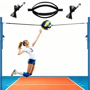 Volleyball Training Equipment Aid System Adjustable High Elasticity Spike Trainer Solo Spiking Hitting Serving Like a Pro Practice Gift for Beginners & Experts Rebounder