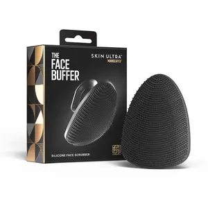 MANSCAPED The Face Buffer - Men's Silicone Face Scrubber for Nourishing, Deep Cleaning & Exfoliating Your Skin, No-Slip Suction Cup Handle, Gentle Face Massage, 1-Pack
