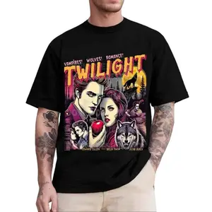 Vintage Twilight Shirt Movie Promo Shirt Horror Shirt Y2K Shirt Vampire Shirt Robert Pattinson Kristen Stewart Shirt Edward Cullen Shirt Gift for Men Gift for Women