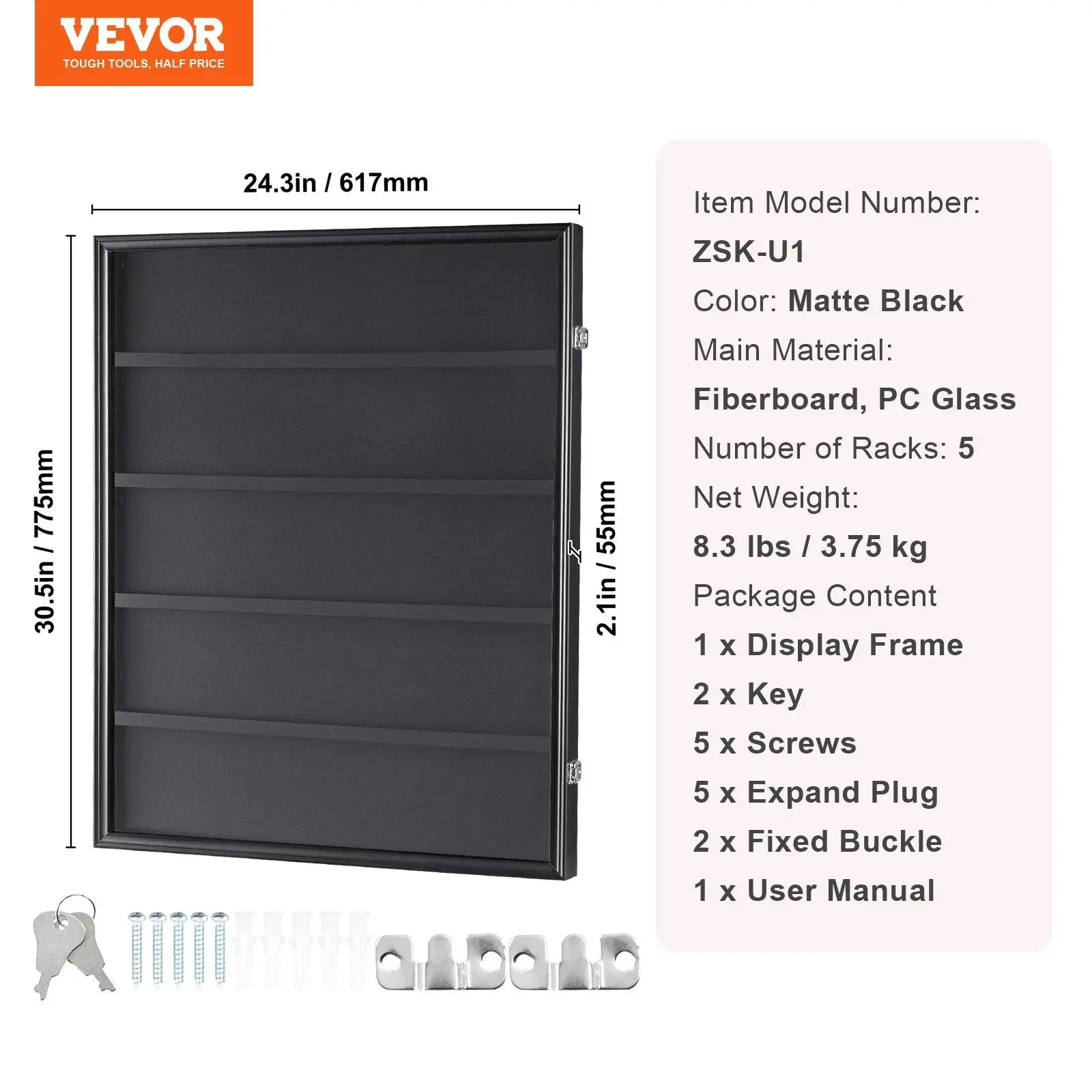 24.3*30.5*2.1"【Vertical】【1 Pcs】