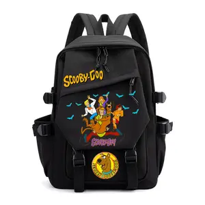 Viral TikTok Scooby-Doo Anime Backpack 2025! Full-Print Design + 17" Laptop Compartment  Waterproof & 3 Quick-Access Pockets for School/Con/Travel