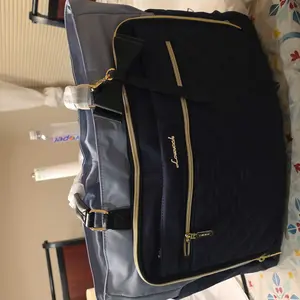 【Valentine's Day Gift】LOVEVOOK 15.6 Inch Laptop Tote Bag for Women, Work Bag Teacher Tote with Large Cup Holder, Quilted Nurse Diaper Bag for Travel, Computer Women's handbags for Teacher gift,TikTokShopJumpstartSale