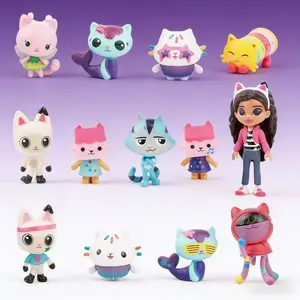 GABBY'S DOLLHOUSE,13-Piece  Cat-Venture Crew Pack, Toy Figure Set with Accessories, Kids Toys for Girls & Boys Ages 3 and Up