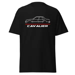 Premium T-Shirt For Cavalier 1982 Car Enthusiast Grandpa Dad Son Birthday Gift Men's Tee