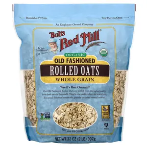 Bob's Red Mill Organic Old Fashioned Rolled Oats, Whole Grain, 32 oz (907 g)