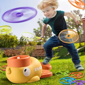 Outdoor Flying Toy, Duck Design Flying Saucer Launcher, Funny Outdoor Toy for Kids, Birthday Gift for Boys & Girls