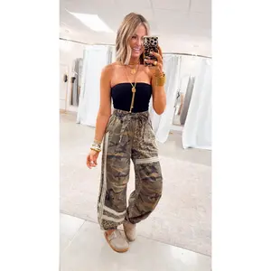 Wildside Camo Joggers-Olive Camo