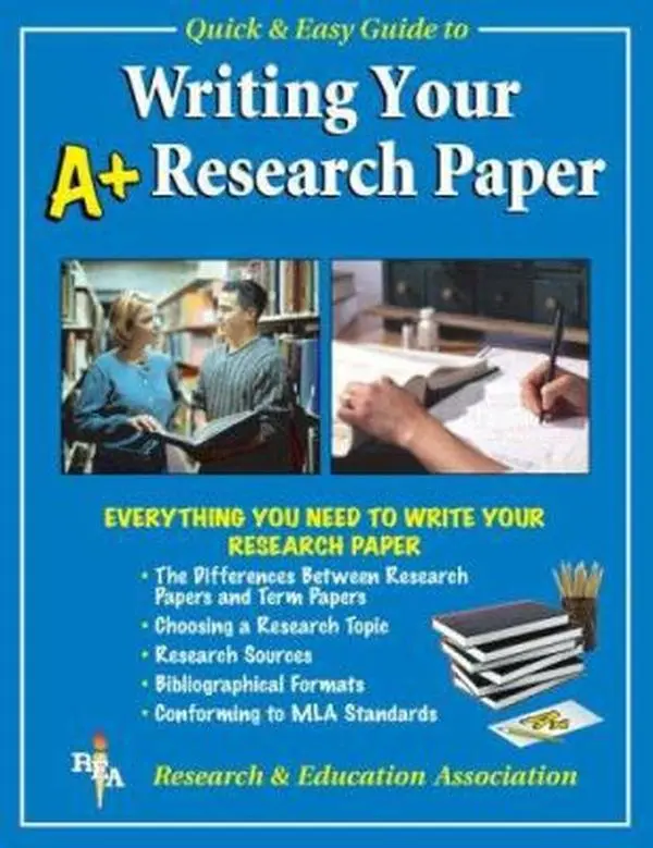 USED-Rea's Quick and Easy Guide to Writing Your Research Paper by Research & Education Association (Paperback)
