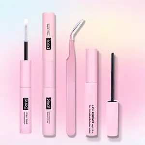 Eyelash Tool Kit, 3 Counts/set Eyelash Bond &Seal & Tweezers & Remover, Professional Makeup Products for Women, Lash Extensions Kit, DIY Lash Kit