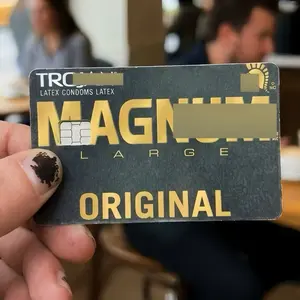 (2 Pack) Funny Condom Debit Card Skin Custom Fan Art Vinyl Cover Scratch Resistant Water Resistant Everyday Accessories