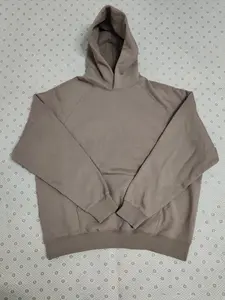 2022 Desert Taupel Color Oversized Pullover HoodieWomen Men Streetwear Cozy Unisex Cropped FitSweatshirts Casual Soft Long Sleeve Outfit Menswear