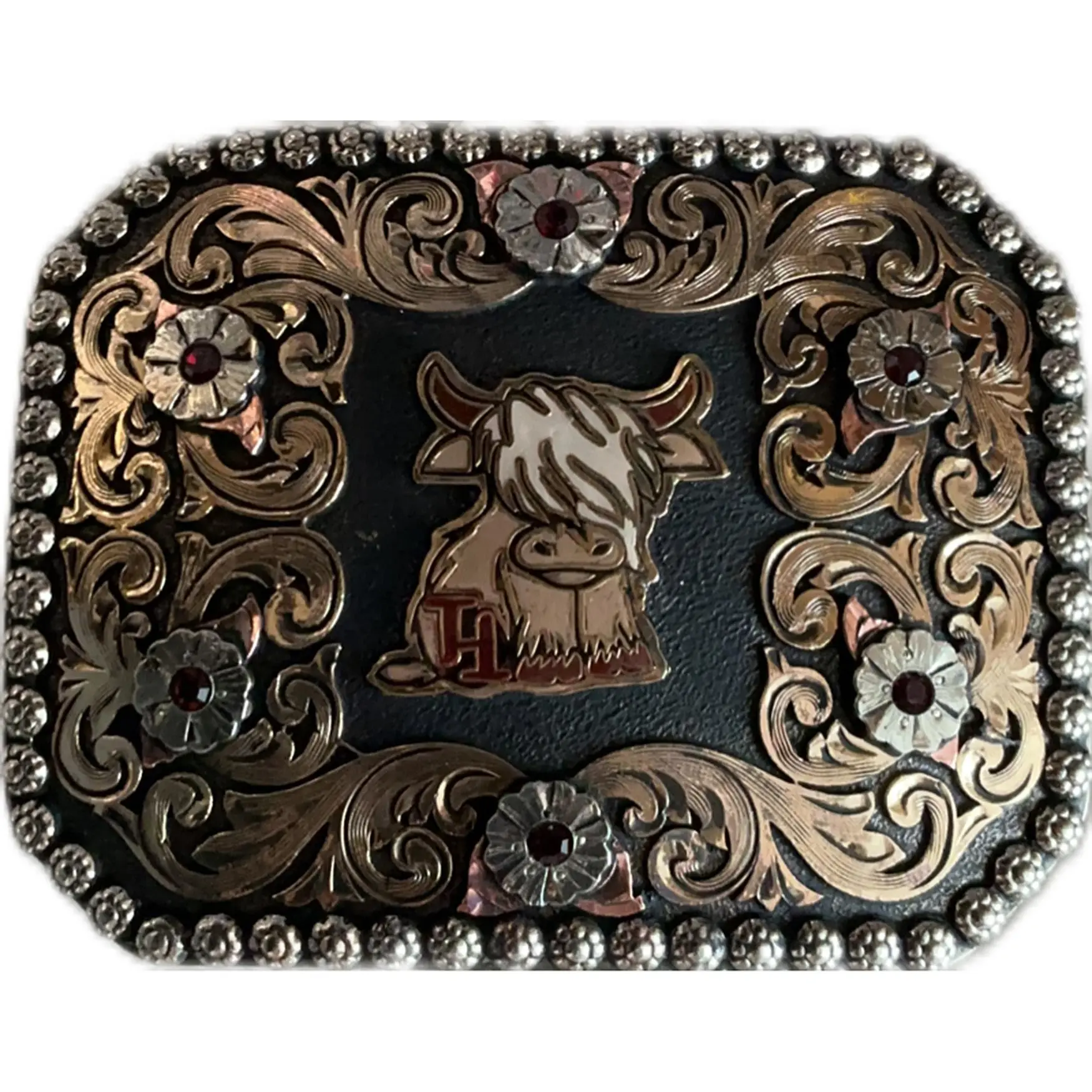 THT Brown Highland Cow Buckle