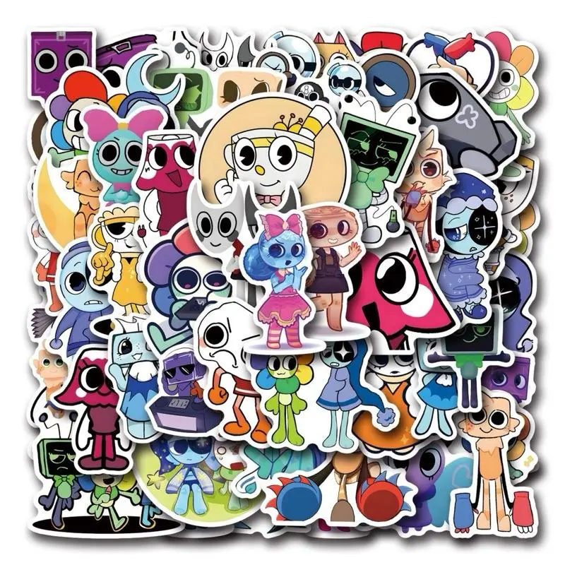 50 pcs Dandys World Vinyl Decals for Laptops, notebook decorative sticker vinyl sticker waterproof