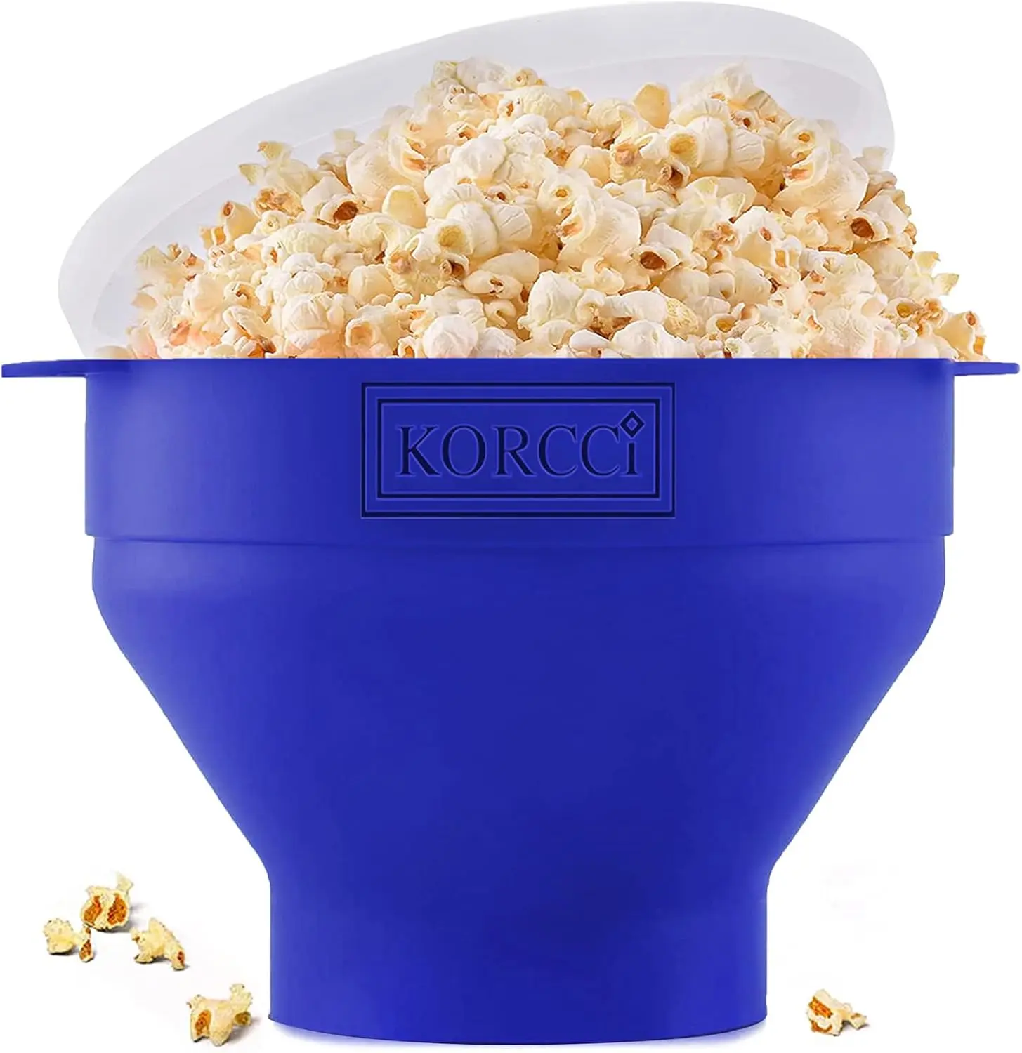 Silicone Popcorn Popper Microwave Popcorn Maker Bowl, Collapsible BPA-Free Reusable Popcorn Bowl for Kitchen Gadgets Home & Kitchen