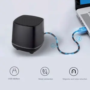 Computer Speakers USB Powered With RGB Light Volume Control Hi-Fi Stereo Speakers Desktop Computer Audio System Monitors Tablets Desktop Laptops Mobile Phones Computer Speaker Essentials springtok