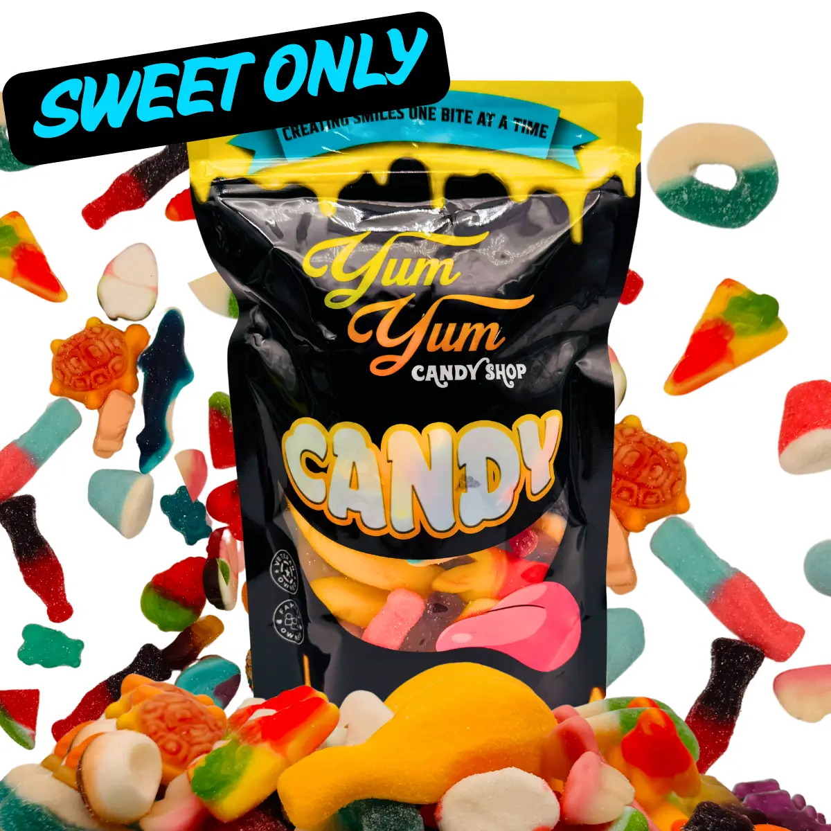 Ultimate Sweet Gummy Candy Mix Snack Chewy Variety Gummies