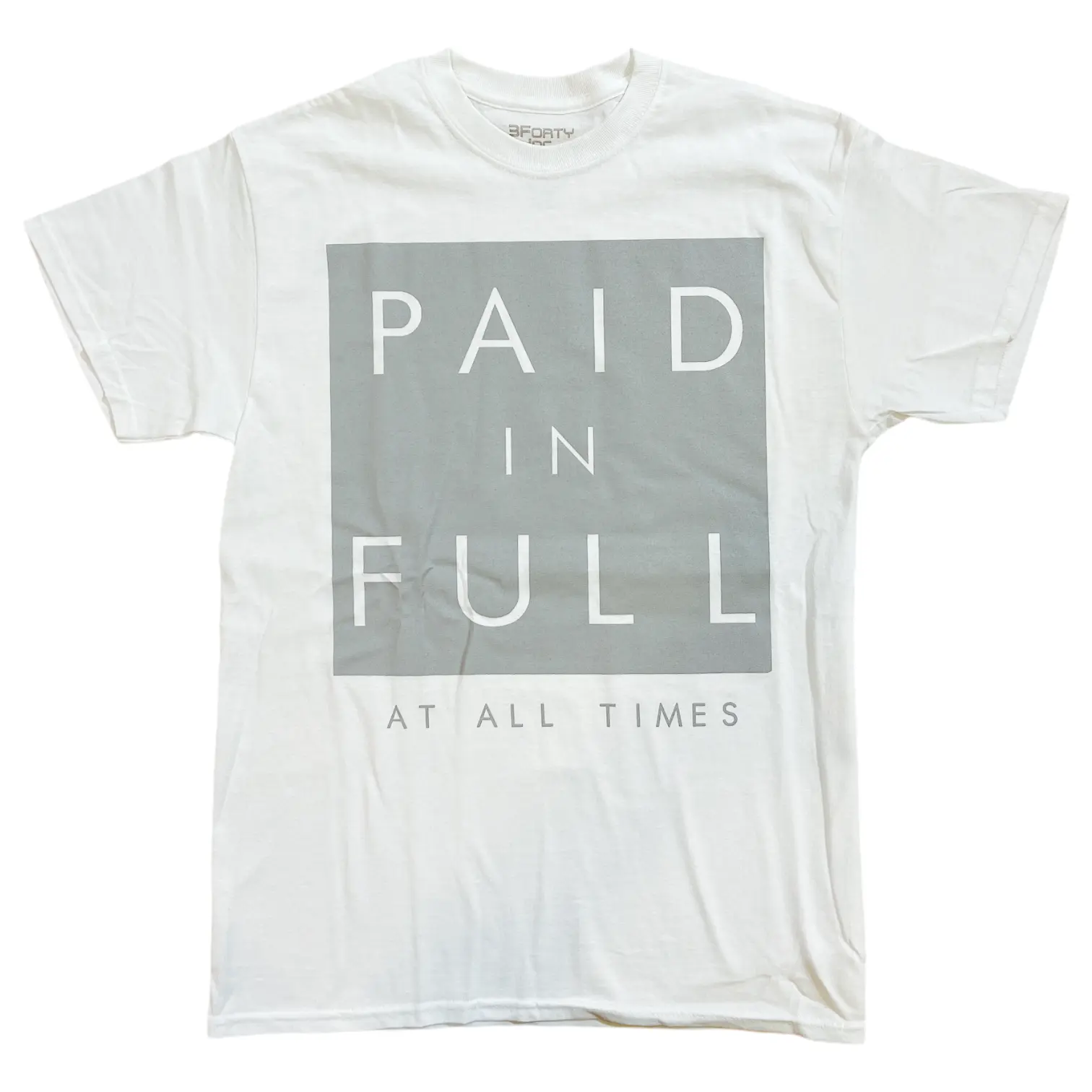 3Forty Inc. 'Original Paid In Full' T-Shirt (White)