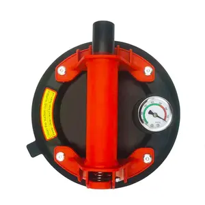 Heavy-Duty Vacuum Suction Cup, 8-Inch Strong Vacuum Suction Cup with Pressure Gauge, Handheld Vacuum Suction Cup for Granite, Tile and Glass