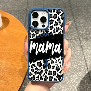 Premium MagSafe Magnetic TPU Phone Case - Aesthetic Leopard Print Mama Cover for iPhone 11/12/13/14/15/16/17 Pro Max, Waterproof, Anti-Fall, Ultra-Thin, Essential Mobile Accessory for Everyday Use