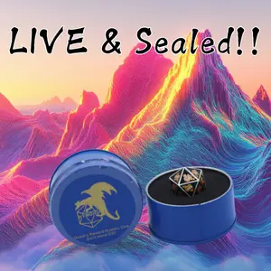 Hymgho - Dice Box - Quest's Dice - Solid Metal  D20s