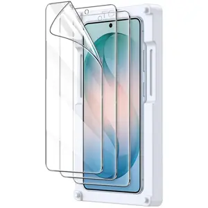 JETech Screen Protector for Samsung Galaxy S26 Series, Flexible TPU Film with Easy Installation Tray, Fingerprint ID Compatible, HD Clear, 3-Pack