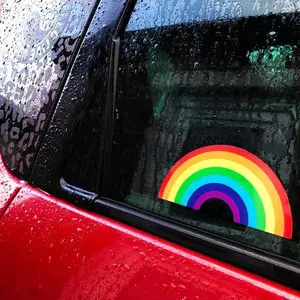 ONE LOVE Rainbow LGBTQ Gay Pride Car Window Bumper Laptop Sticker Decal