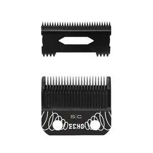 StyleCraft Replacement ECHO Fixed DLC Hair Clipper Blade with DLC Deep Tooth Cutter Set for Enhanced Cutting Performance