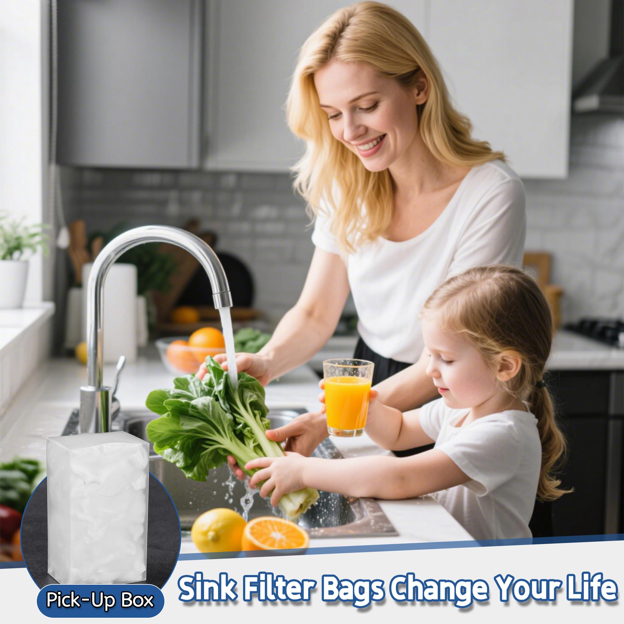 300 Pack Disposable Mesh Sink Strainer Bags Eco-Friendly Polyester Clog Prevention Easy Clean Up Fits Most Sinks 4"x4" Drain Covers Sourdough Catcher 300 Pack Disposable Mesh Sink Strainer Bags Eco-Friendly Polyester Clog Prevention Easy Clean Up Fits Most Sinks 4"x4" Drain Covers Sourdough Catcher