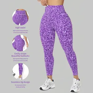 High Waist Tummy Control Leggings for Women - 4 Way Stretch Slim Fit Yoga Pants with Side Pockets, Soft Comfortable Activewear in Three Patterned Colors outdoorfun