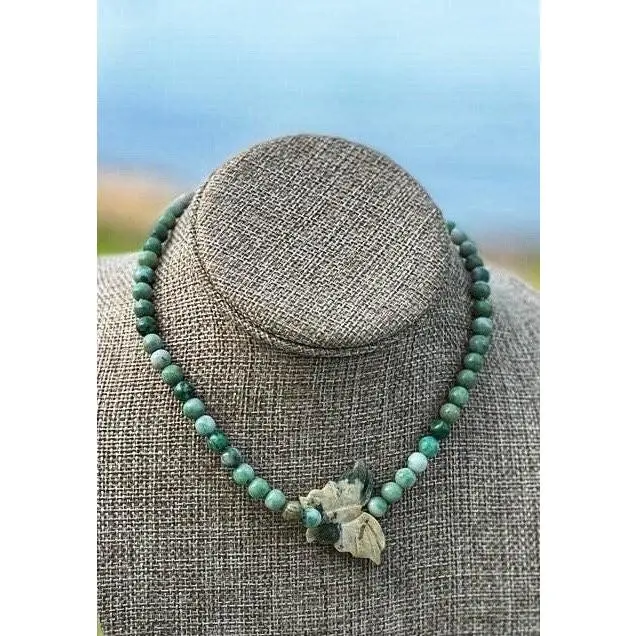 Butterfly Ching Hai Jade Choker
