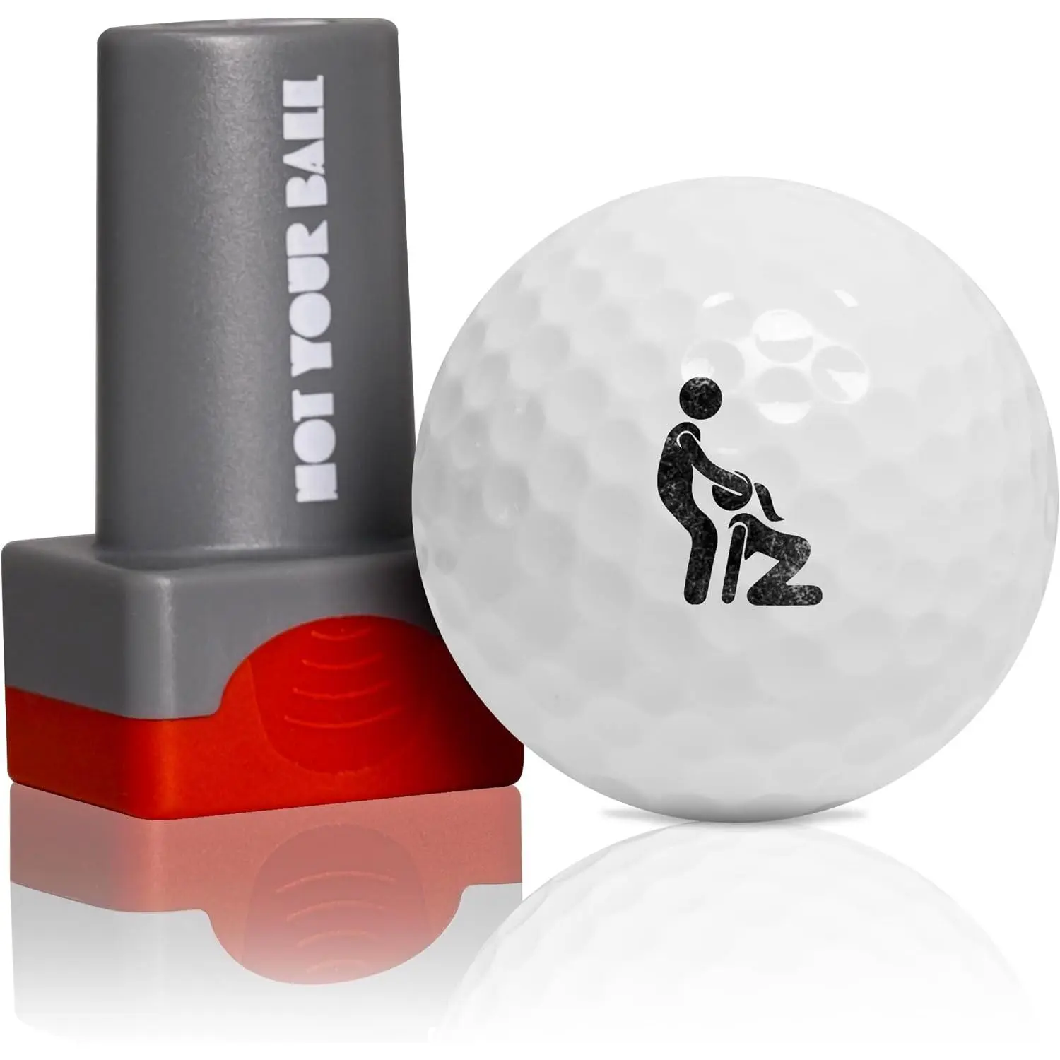 Golf Ball  - , Quick-Dry Stamper with Permanent Ink for Custom Marking, Personalized Accessories & Funny Adult Golf Gifts for Men and Women Golfers