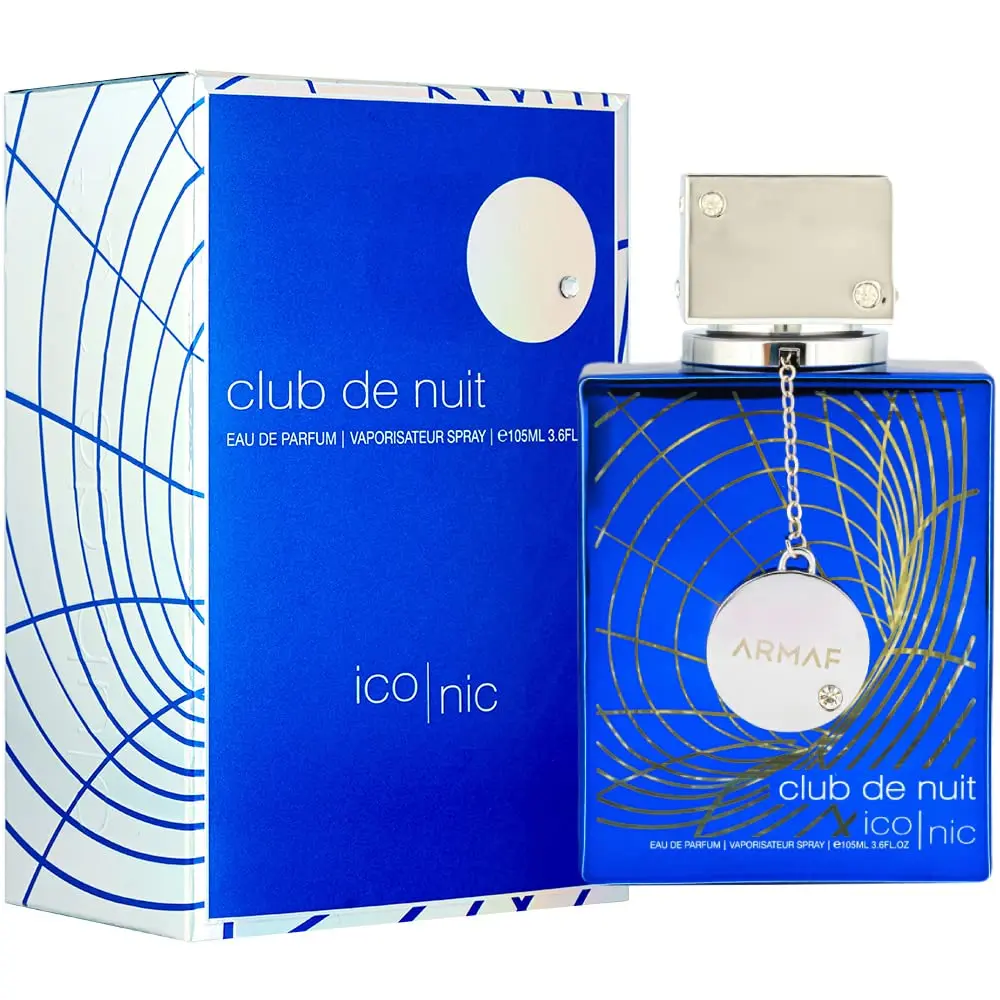 Armaf Club De Nuit Iconic Eau De Parfum for Men, Aromatic Citrus & Woody Signature Scent, Long-Lasting Fresh EDP Cologne Spray, 3.6 oz, Aromatic Citrusy Perfume, Adults, 3.6 Ounce