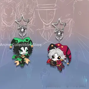 The Freaks Circus Pierrot Harlequin Keychain – Game Cosplay Backpack Charm